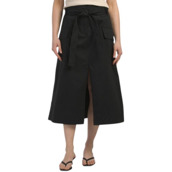 NVLT Dresses & Skirts - NVLT Cargo Midi Skirt With Sash